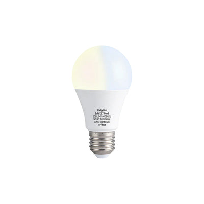 Lampada LED Shelly duo e27 gen3 (bianca, 2700-6500k, WiFi, Bluetooth, dimmerabile)