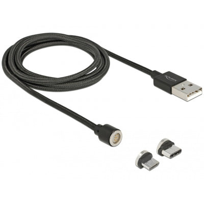 Delock Datos USB magnéticos y cable de carga Conjunto de micro
