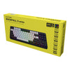 Hator Rockfall 3 TKL inalámbrico, teclado para juegos (negro, diseño de EE. UU., RGB, teclas PBT, intercambio en caliente, Bluetooth USB-C de 2,4 GHz)