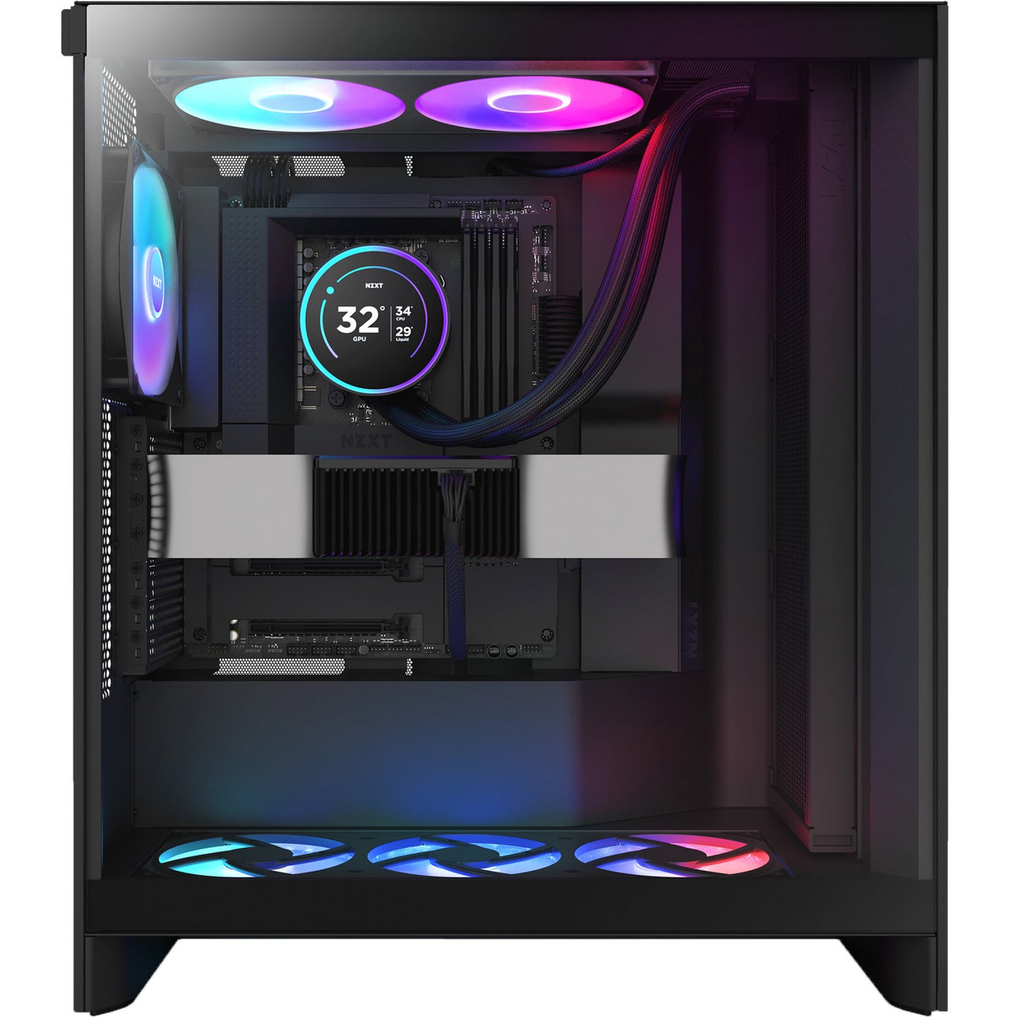 Refrigeración por agua NZXT Kraken Elite 420 RGB (negro)