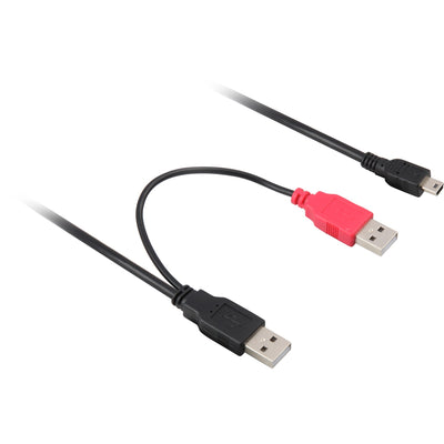 Delock 2x USB-A 2.0 Masculino> USB mini 5 pines