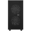 Deepcool ch360 mini tower behuizing (zwart | 1x usb-a | 1x usb-c | rgb | tempered glass)
