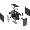 Asus prime ap303 - mesh panel midi tower behuizing (zwart | 2x usb-a | 1x usb-c)