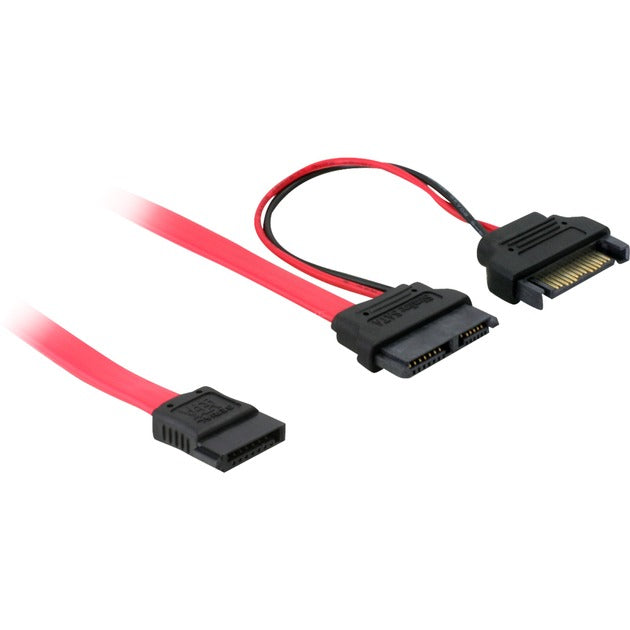Delock Slim SATA 13 pin> 7 pines SATA + potencia SATA