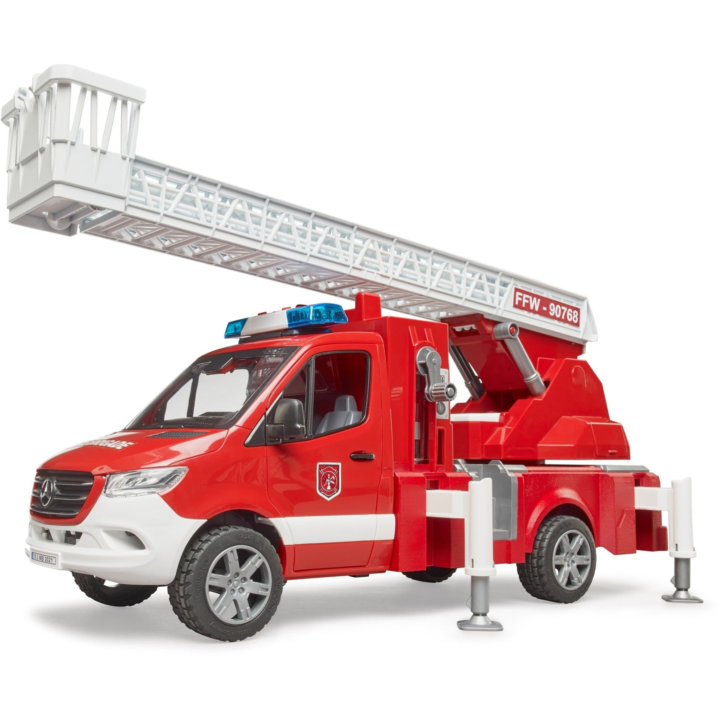 Bruder MB Sprinter Fire Camión con luz y sonido