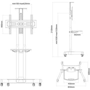 Neomounts nm-m1700black bevestiging (zwart) - afbeelding 3