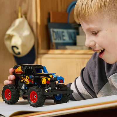 Lego Technic 42219 Monster Jam Scava tombe Fuoco e ghiaccio
