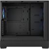 Diseño fractal Pop Air RGB Black TG Clear Tint