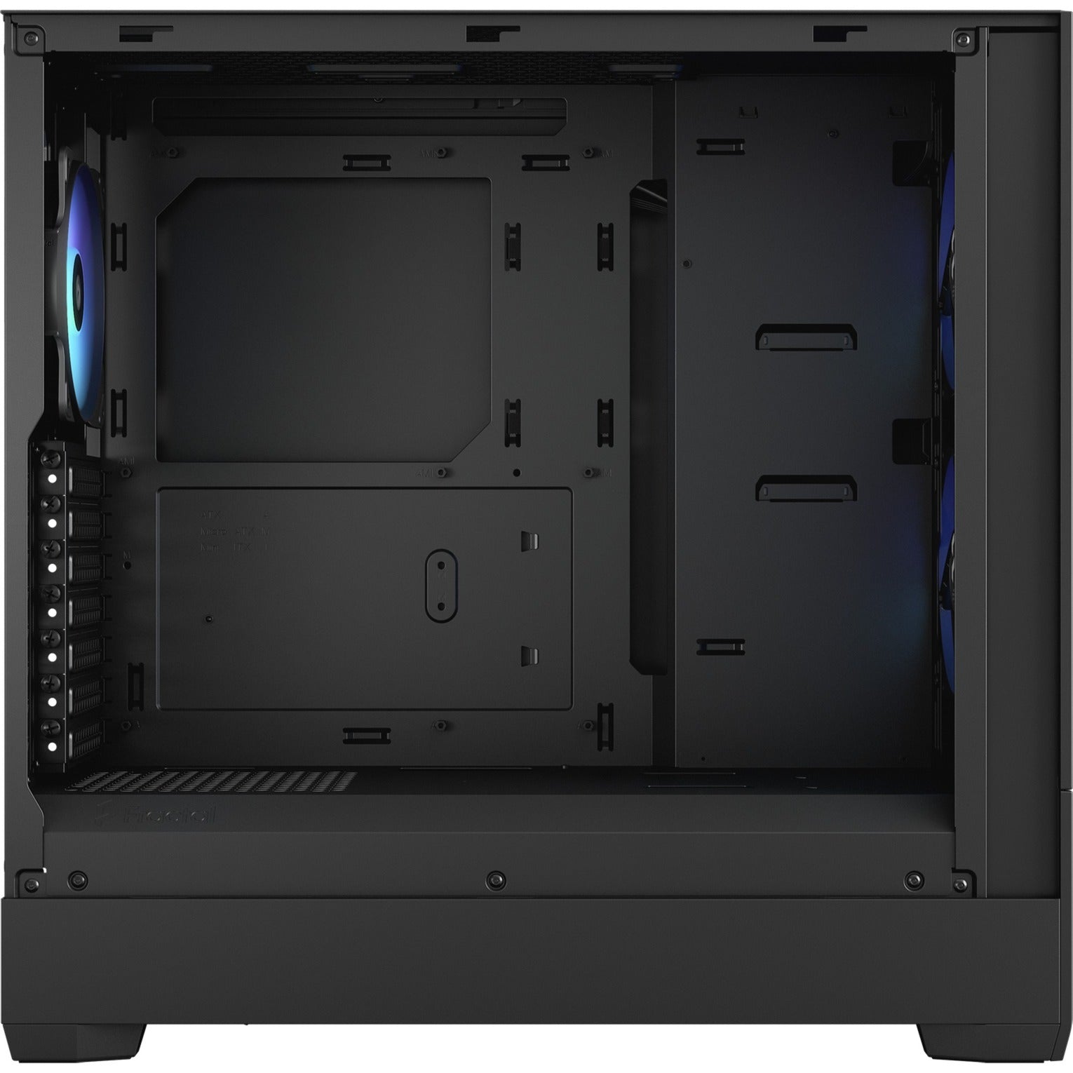 Diseño fractal Pop Air RGB Black TG Clear Tint