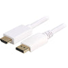Sharkoon displayport 1.2 > adattatore hdmi (bianco, 1 metro, 4k)