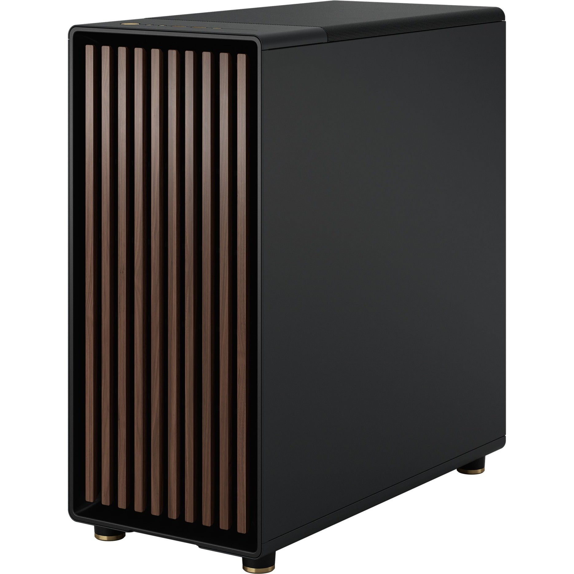 Fractal design north midi tower behuizing (zwart | 2x usb-a | 1x usb-c | tempered glass)