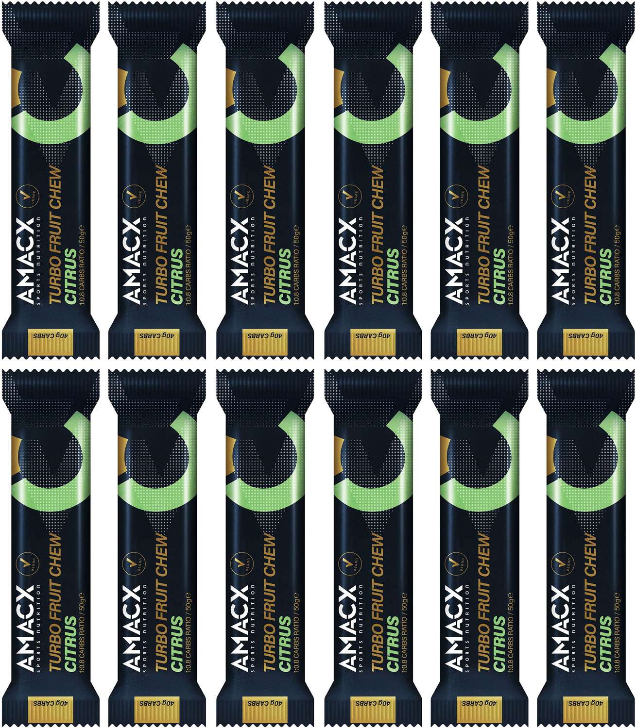 Amacx turbo barra masticable de frutas caja 12er