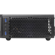 Silverstone milo ml05b htpc behuizing (zwart | 2x usb-a) - afbeelding 4