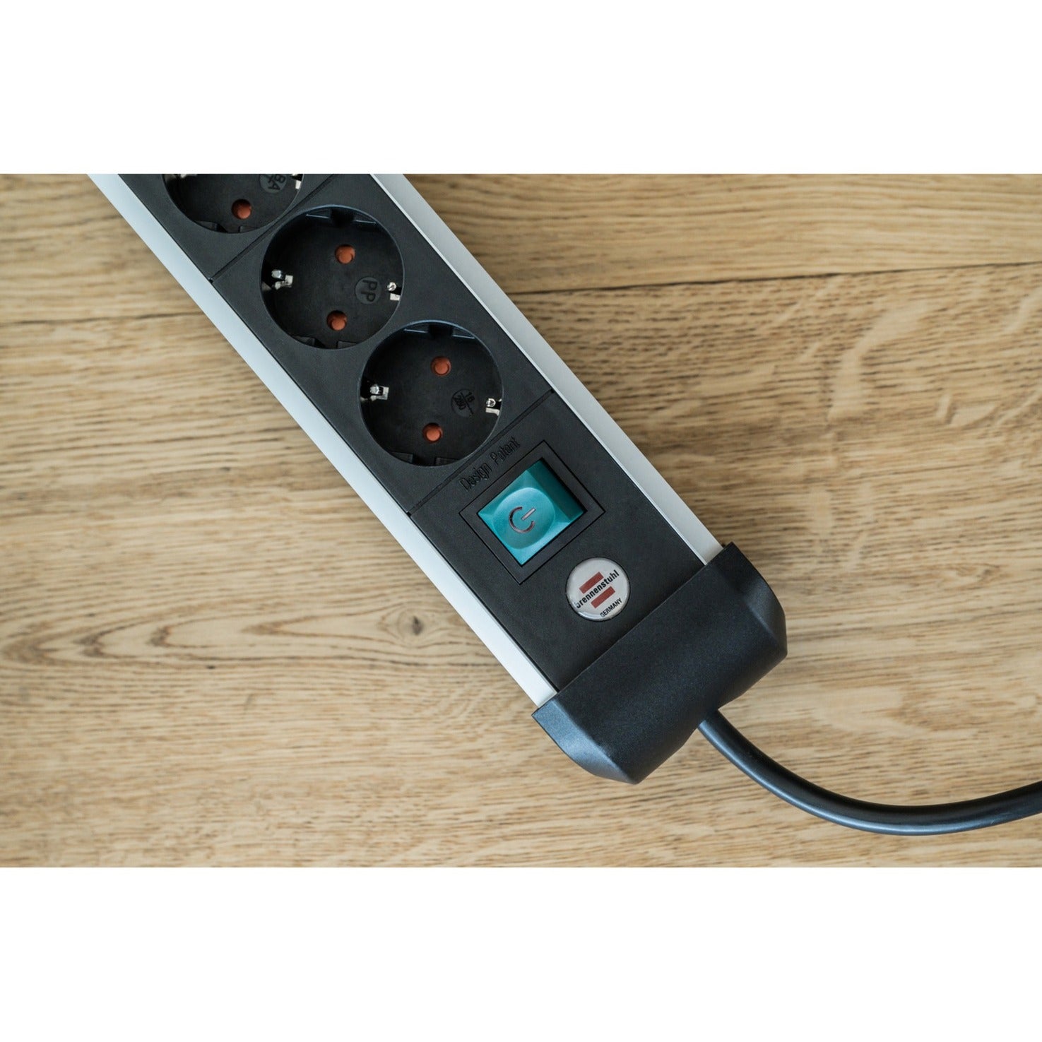 Brennenstuhl premium-alu-line stekkerdoos met schakelaar 10-voudig 3m h05vv-f 3g1,5