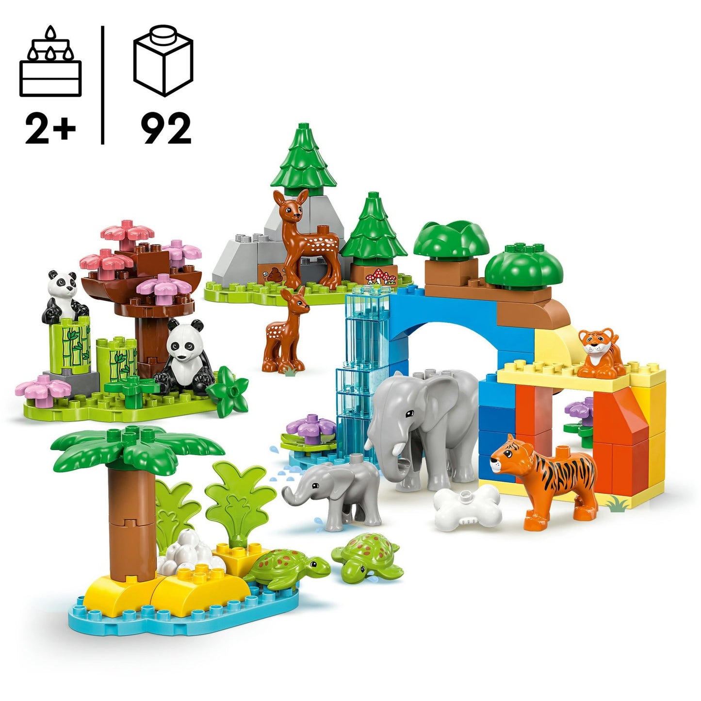 LEGO LEGO DUPLO CITTÀ 10446 Famiglie 3 in 1 di Wild Dieren