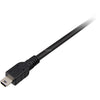 Delock 2x usb-a 2.0 male > usb mini 5-pin splitterkabel (zwart rood, 1 meter)