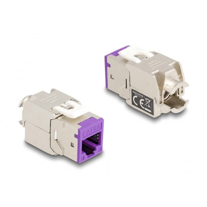 Delock Keystone Module RJ45 Jack a LSA Cat 6A Tolfree