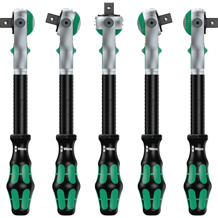 Wera 8100 sc 6 zyklop speed-ratelset, 1 2 -aandrijving gereedschapsset (zwart groen, 28-delig)