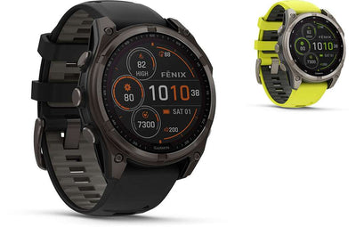 Garmin fēnix® 8 - 47mm solar zafiro - Reloj inteligente multideporte GPS