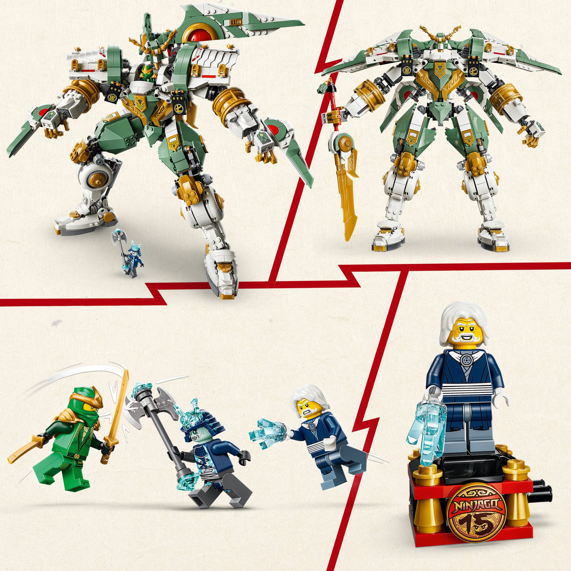 Lego Ninjago 71860 15° anniversario: il mech gigante di Lloyd