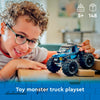 Lego city 60402 blauwe monstertruck