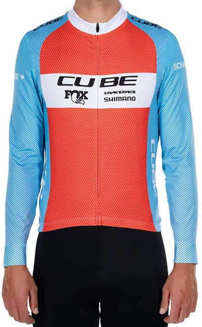 Cube road xc x factory racing - maillot manga larga