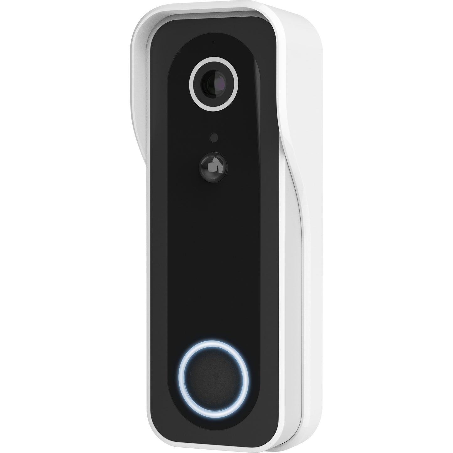 Videocamera per campanello WiFi intelligente Trust doorcam-3000 (bianco nero, WiFi da 2,4 GHz)