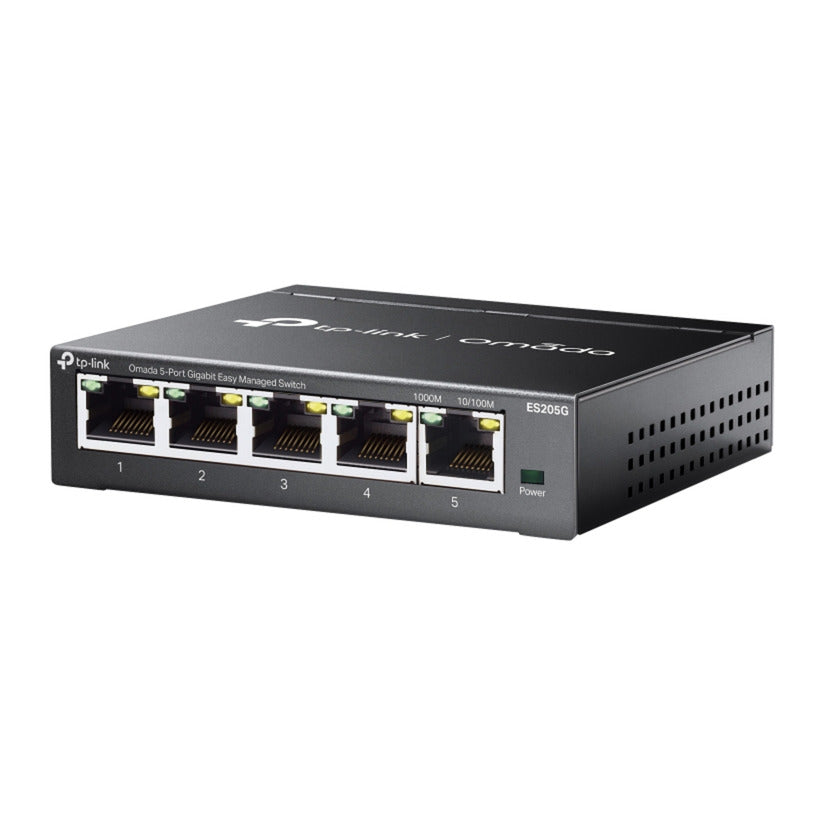 Tp-Link Omada ES205G 5-Port Gigabit Easy Managed Switch (Black)