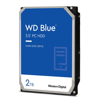 Wd blue, 2 tb harde schijf (20ezbx, sata 600, af)