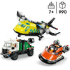 Remix di aereo, camion di servizio e hovercraft Lego City 60505