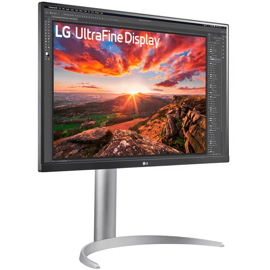 Monitor LG Ultrafine 27UP850K-W 27 4K UHD (argento nero, 2x HDMI, Display Port, 2x USB-A, USB-C)