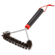 Weber driezijdige reinigingsborstel grillreinigingsborstel (zwart rood, 30 cm) - afbeelding 4