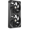 Ventiladores de caja nzxt f240x rgb (negro, 2 piezas, 240 x 120 x 30 mm, pwm)