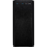 Inter-tech h-606 mini tower behuizing (zwart | 2x usb-a) - afbeelding 2