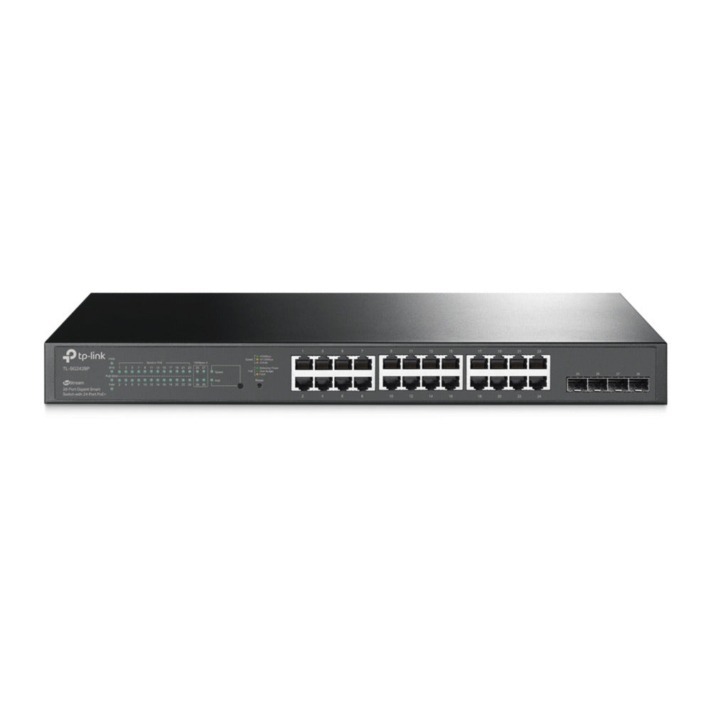 Smart Switch Gigabit a 28 porte Tp-link Omada SG2428P Jetstream (nero, 24x PoE+)