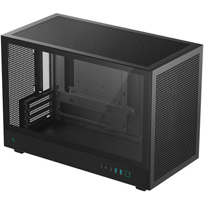 Deepcool ch260 mini tower housing (black | 2x USB-A | 1x USB-C | tempered glass)