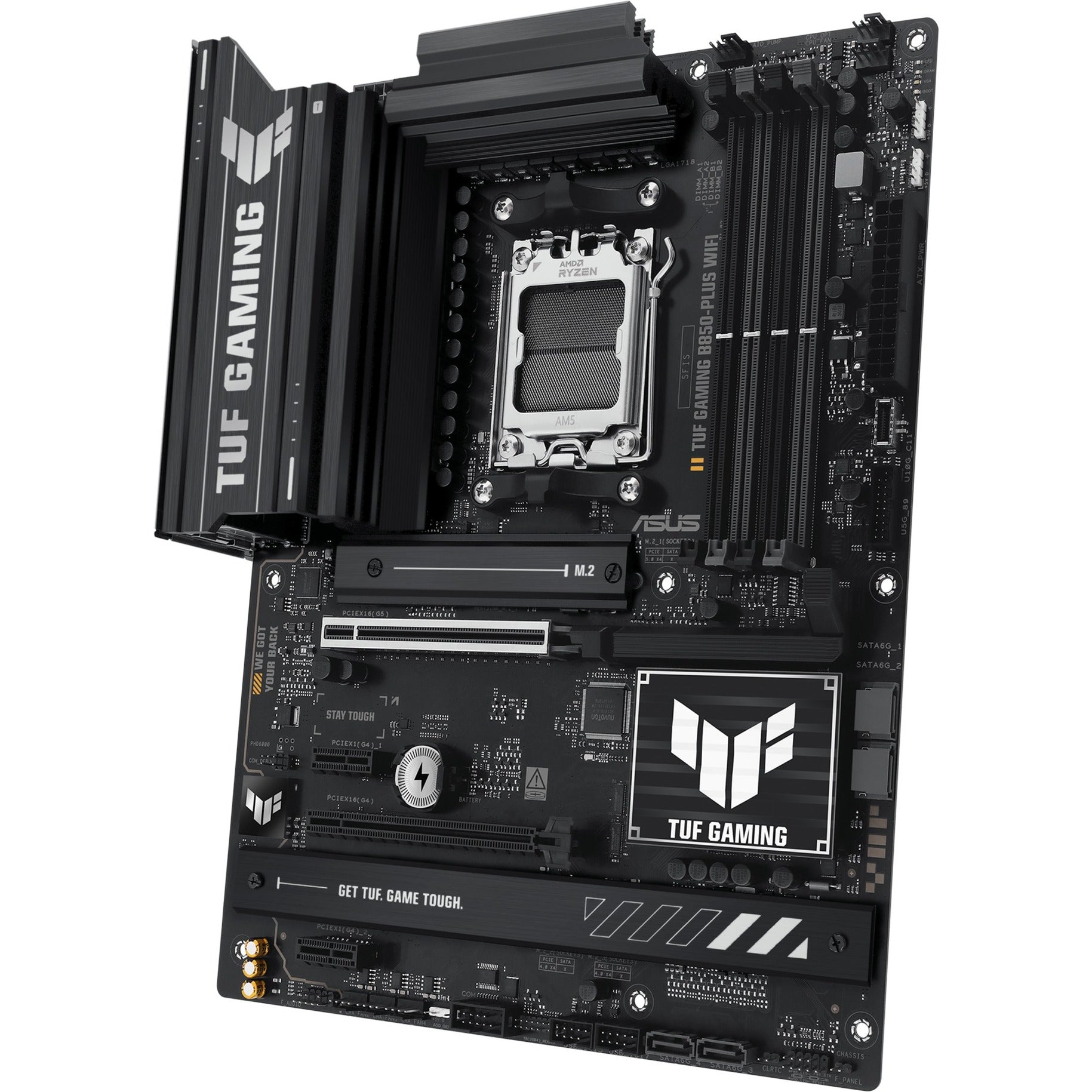 Placa base Asus Tuf Gaming B850-Plus Wi-Fi Socket AM5 (RAID, 2.5GB-LAN, Wi-Fi 7, BT, Sonido, ATX)