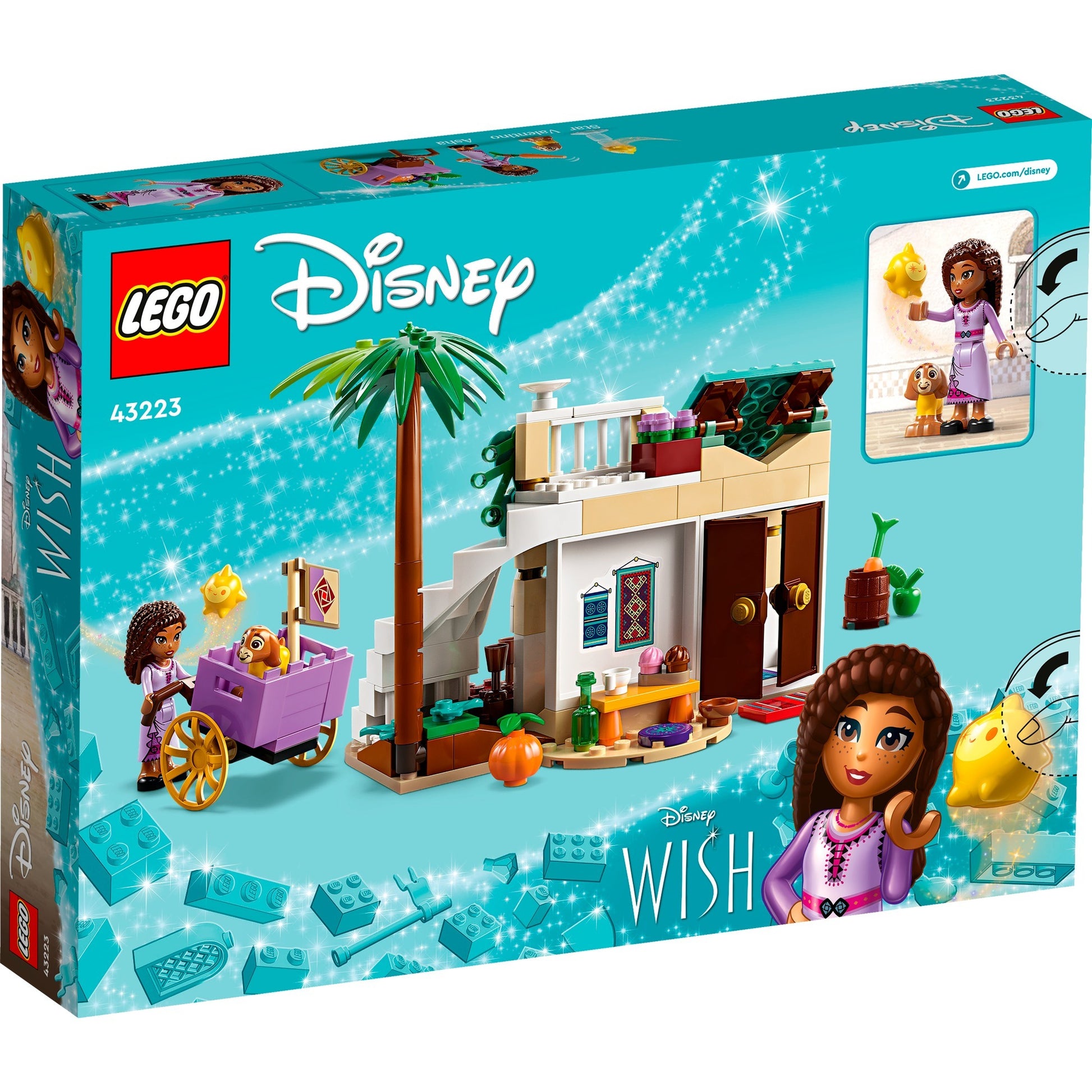 Lego Disney - Asha in the City Rosas giocattoli da costruzione (43223)