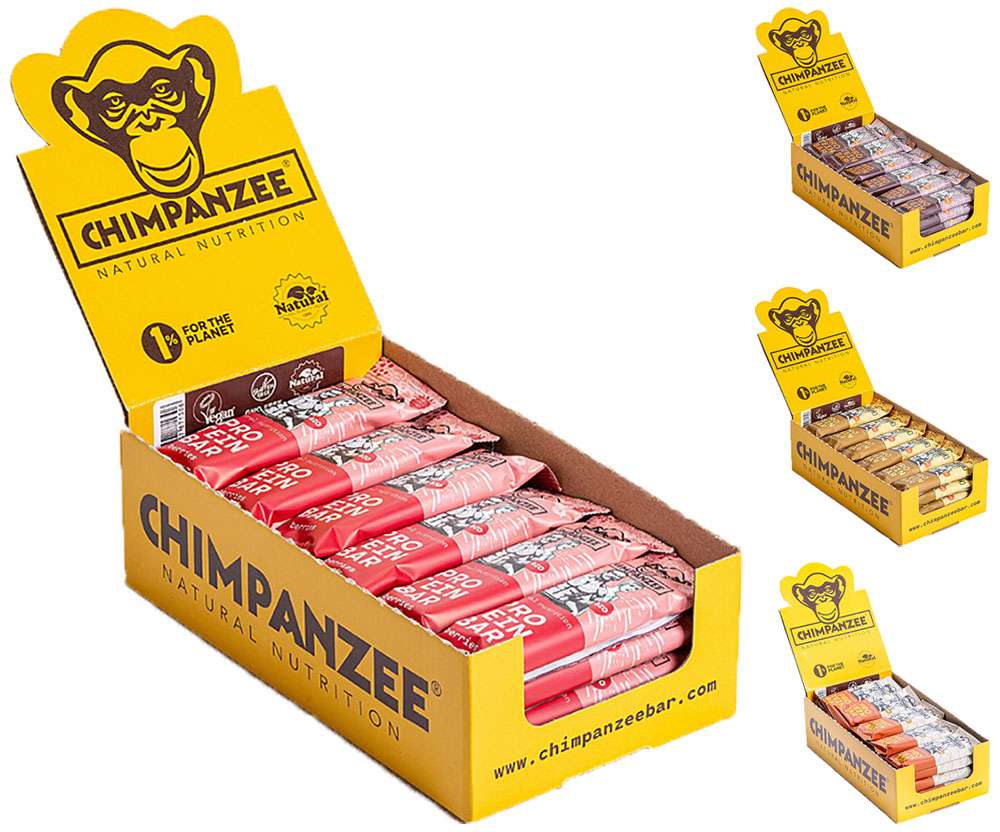 Chimpanzee protein bar vegan 20x45g box