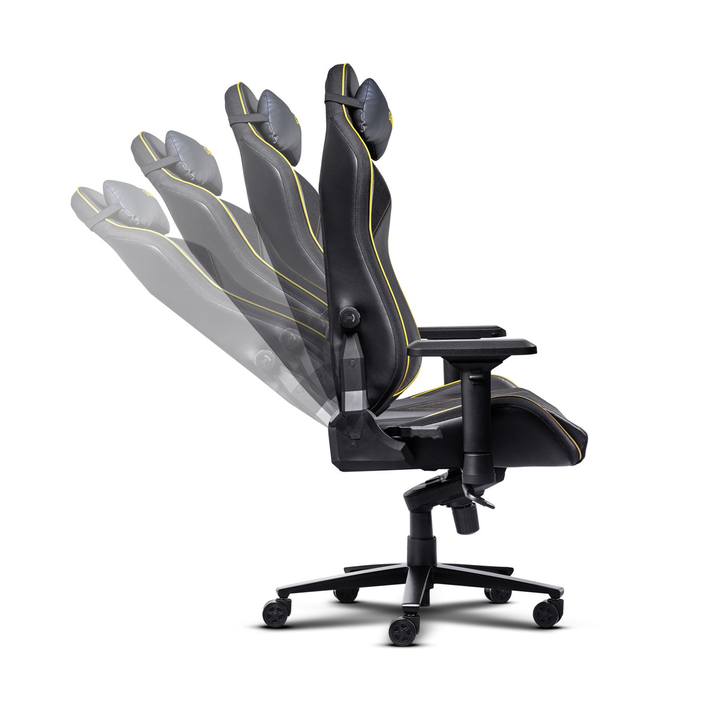 Trust GXT 721 Ruya Pro Premium Comoda sedia da gaming (Nero Giallo)