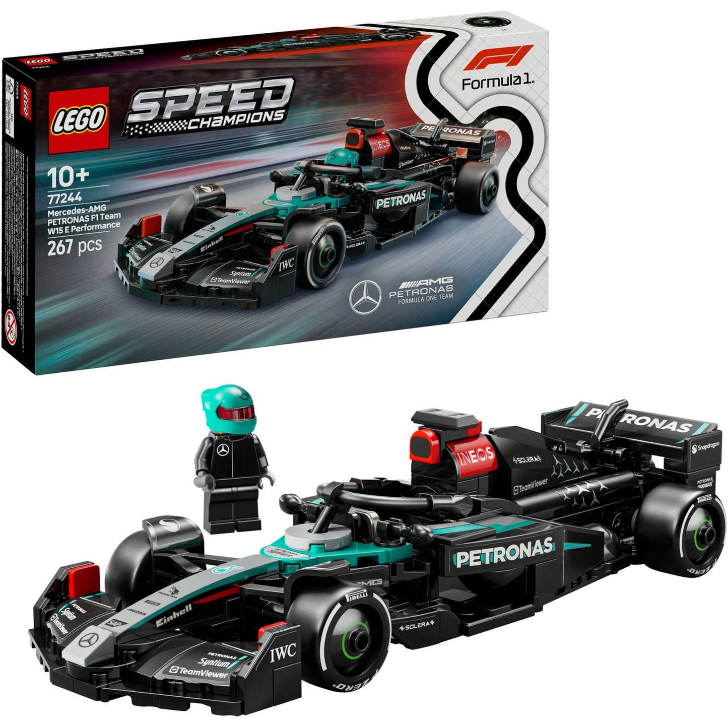 LEGO Speed ​​Champions 77244 Mercedes-AMG F1 W15 Racing Car