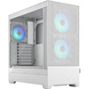Diseño fractal Pop Air RGB White TG Clear Tint