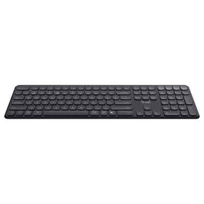 Tastiera wireless Trust vaiya (nera, layout americano, bluetooth 2,4 GHz)