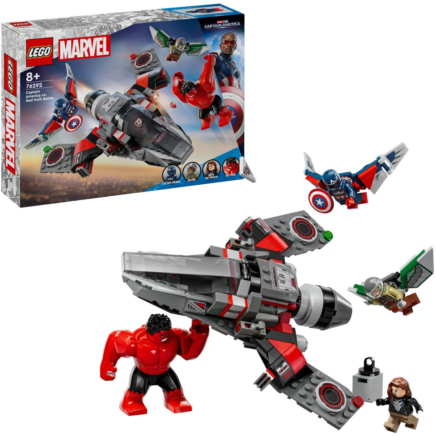 LEGO LEGO 76292 Captain America vs. Duello rosso Hulk