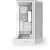 Nzxt h9 flow midi tower behuizing (wit (mat) | 2x usb-a | 1x usb-c | tempered glass)