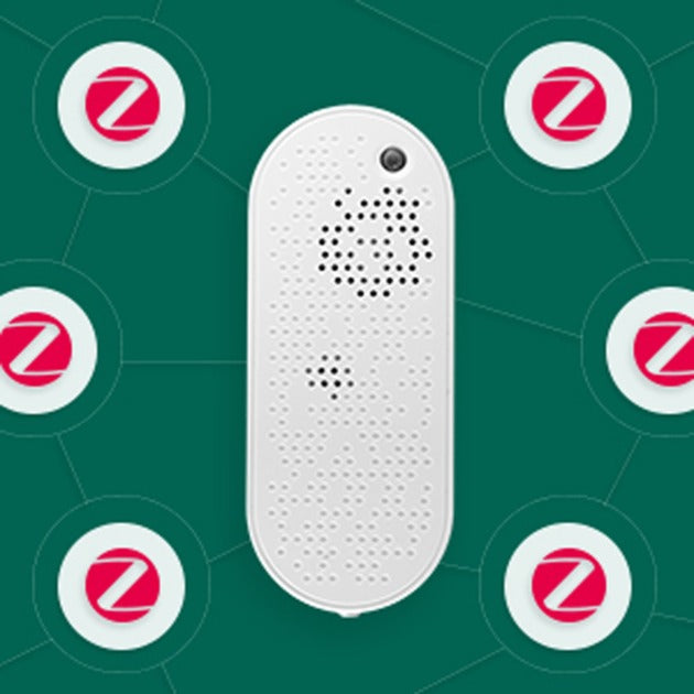 Sirena inteligente Frient, sirena europea (blanca, zigbee 3,0)