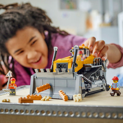 LEGO 60466 City Big Vehicles Yellow Bulldozer