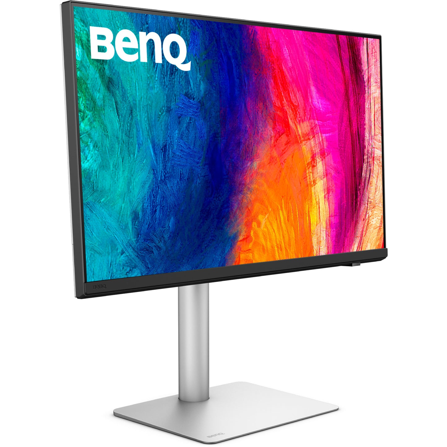 Monitor UHD Benq PD2730S 27 5K (bianco argento, HDMI, DisplayPort, audio, Thunderbolt 4, USB-C)