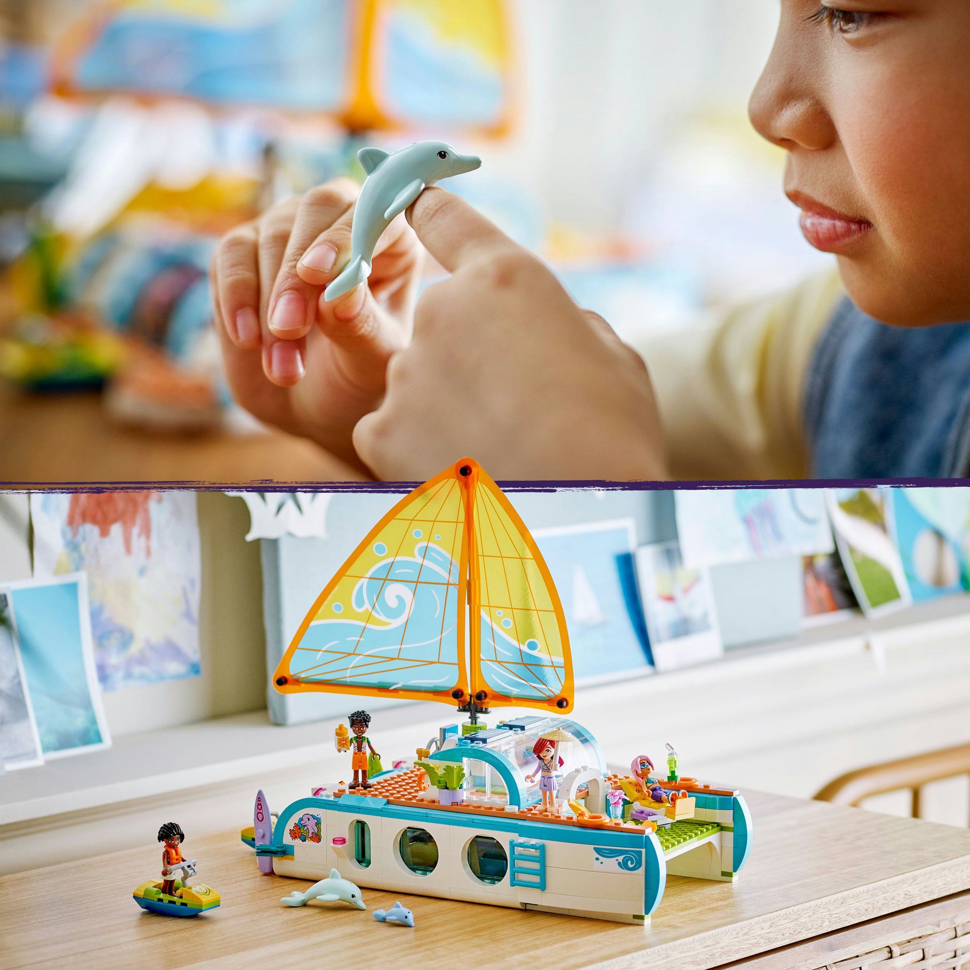 LEGO 42664 Amigos Viaje de barco aventurero