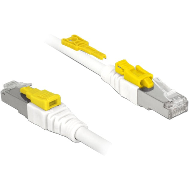Cavo patch delock rj-45 al sicuro con gatto.6a